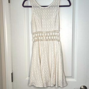 White Fit & Flare Dress